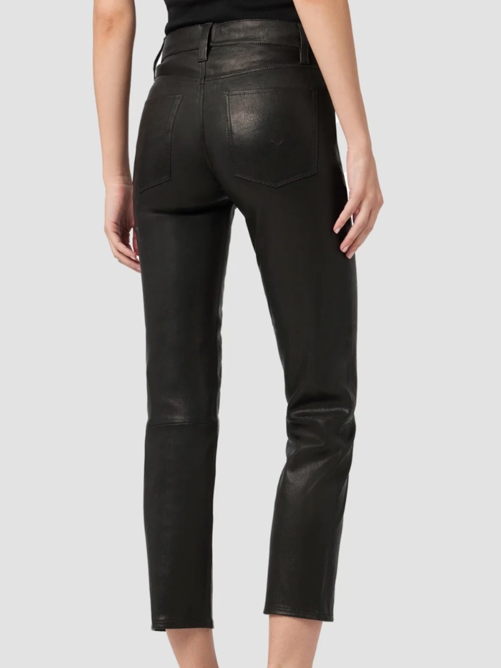 Hudson Jeans Natalie Stallar Mid Rise Ankle Shiny Skinny Jeans - 27